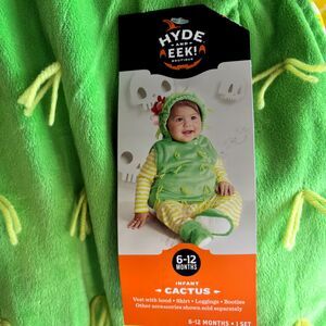 HYDE AND EEK Baby  6-12 mos. Infant CACTUS Halloween Costume Complete Set #S
